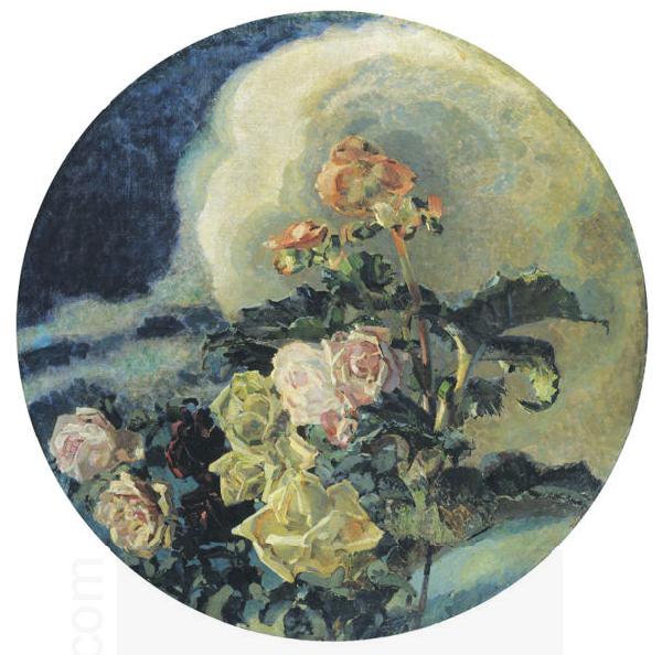 Mikhail Vrubel Yellow Roses, oil painting picture